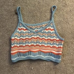 SHEIN Crochet Top, Size Small, Worn once